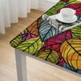 thumbnail image 5 of BANET Autumn Theme Square Tablecloth,Stain Wrinkle Resistant Reusable Washable Print,for Kitchen Party Wedding white, 5 of 8