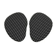 1 Pair Black White Dots Silicone High Heel Forefoot Pad Metatarsal Cushion Insole
