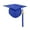 Royal Blue, variant on ZenCart Graduation Cap with 2025 Tassel Unisex Adult Matte Graduation Caps for High School Bachelor Master Ceremonies