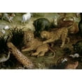 thumbnail image 2 of Jan Brueghel the Elder 18x14 White Modern Wood Framed Museum Art Print Titled - The Land of Paradise - Detail, 2 of 4