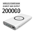 thumbnail image 2 of 200000mAh Wireless Mobile Powerbank Two-Way Fast Charging Mobile Power Support Type-c Lighting Portable Charger Free Shipping, 2 of 4