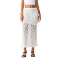 thumbnail image 2 of Michellecmm Women Lace Half Dress, Summer Spring Street Casual Party See Through Wrapped Long Skirt, 2 of 9
