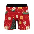 thumbnail image 4 of Christmas Digital Printing Breathable Close Fitting Men's Underpants Comfortable Boxers, 4 of 9