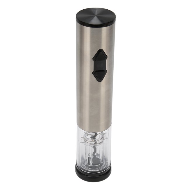 Wine Bottle Opener, Electric Silver Portable Automatic Wine Opener Transparent Easy Operation With Corkscrew For Dinner For Party