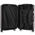 thumbnail image 7 of TUCCI ITALY Colpi 3-Piece Hardside Spinner Luggage Set 20/24/28", Unisex Adult, Lightweight - Black, 7 of 7