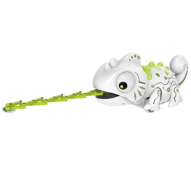 Langgg Realistic Remote Control Chameleon Color Electronic Pets Mini Chameleon Toy RC Educational Toy Changing Electronic Pets for Kids