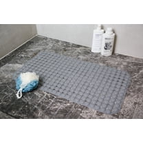 Extra Soft Non-Slip Bathtub Mat, 27"x15" TPR Shower Mat with Suction Cups, Bath Mat for Elderly/Kids, Machine Washable & Fast Drainage, Foot Massage Design