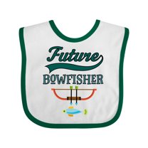 Inktastic Future Bow Fisher Hunting Fishing Boys Baby Bib
