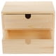 thumbnail image 2 of Caja de madera con cajones, organizador de escritorio de madera, organizador de joyas, caja organizadora de almacenamiento de mesa, 2 of 8