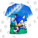 thumbnail image 1 of Sonic the Hedgehog Camiseta Para Niños Moda 3D Print Game Shirt, 1 of 4