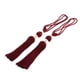 thumbnail image 5 of 1 par de borlas Tieback cortina moderna con flecos colgante para decoración rojo, 5 of 7