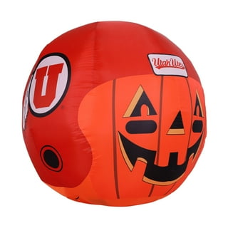 Utah Utes Schutt White Red Stripe Replica Football Helmet