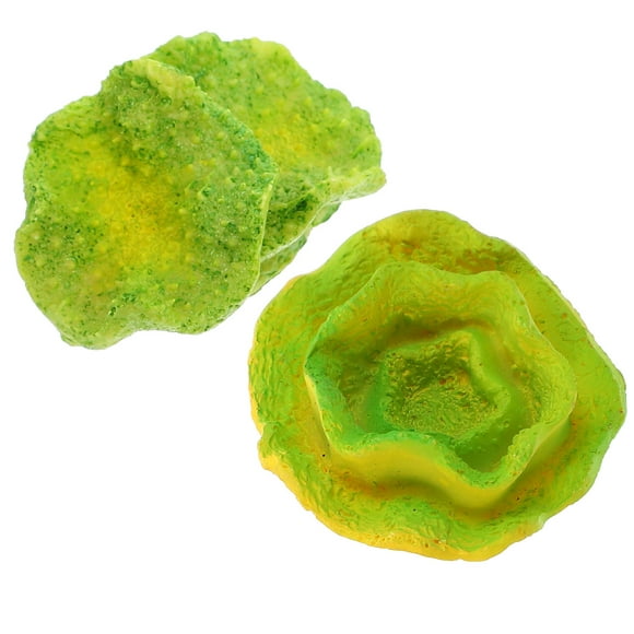 FUTUREORYY 2Pcs Aquarium Coral Decoration Resin Craft Floating Aquarium Plants Fish Shelter