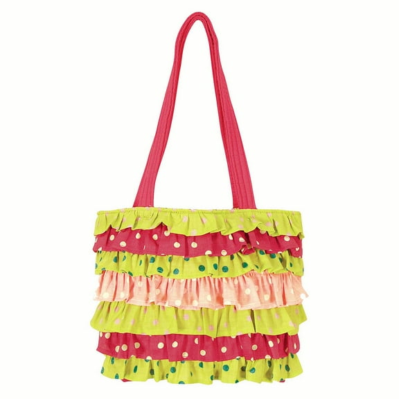 Polka Ruffle Tote