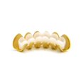 thumbnail image 2 of Hip Hop Rapper's Style Dental Grillz in Gold-Tone, FHS1C3G, 2 of 2