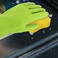 thumbnail image 2 of Homoyoyo Green Latex Kitchen Gloves for Dishwashing, Cleaning, Household Use, Non- , Reusable, Comfortable Fit, 2 of 6