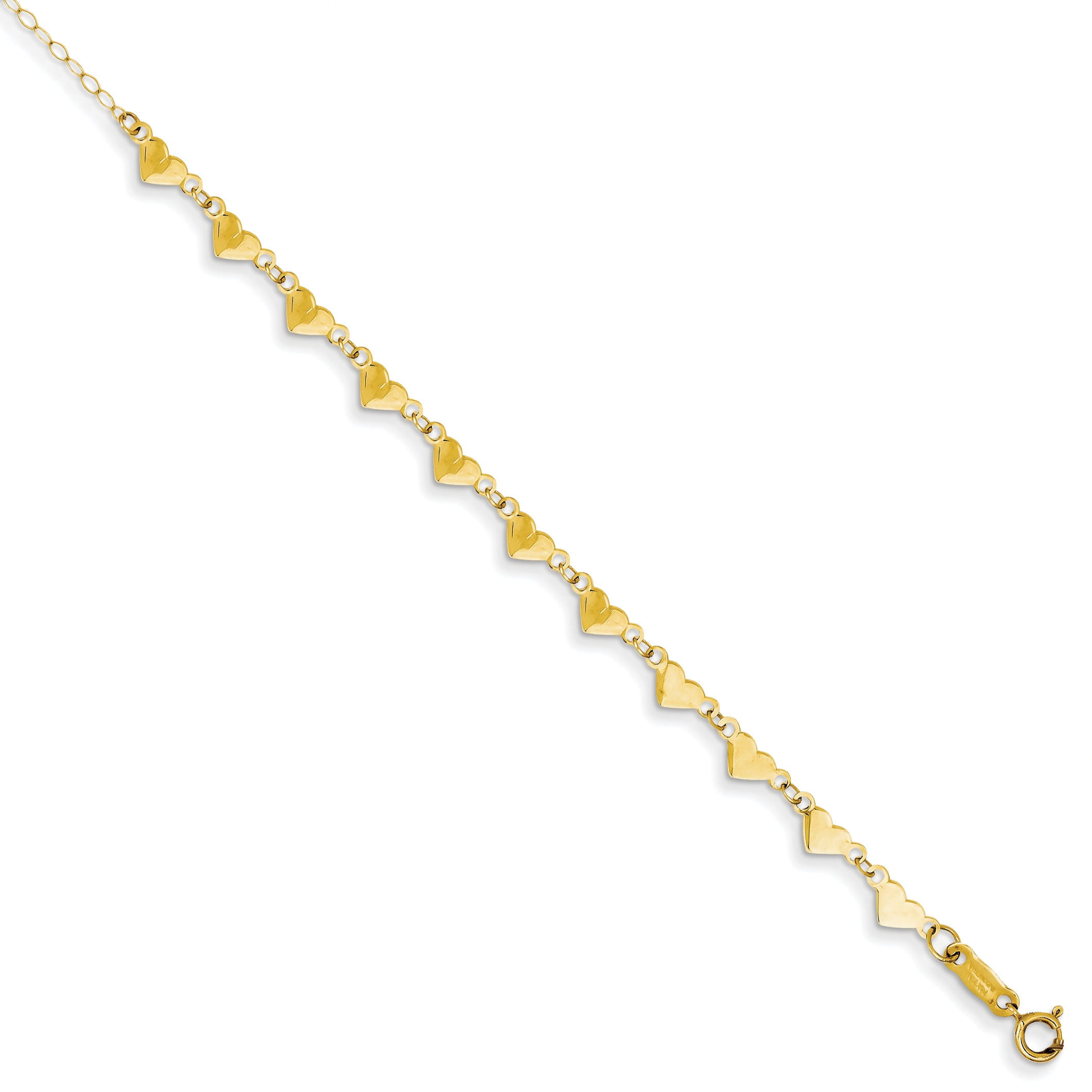 14k Yellow Gold Oval Cuban Link Chain 