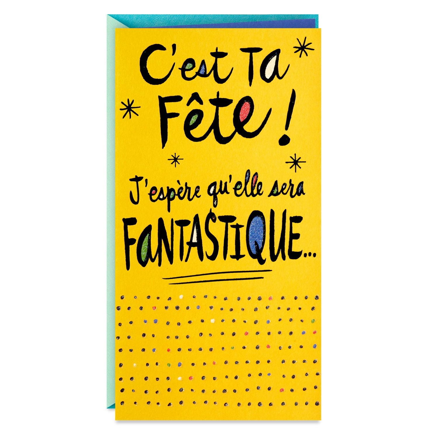 Hallmark Birthday Money or Gift Card Holder (Fantastique)