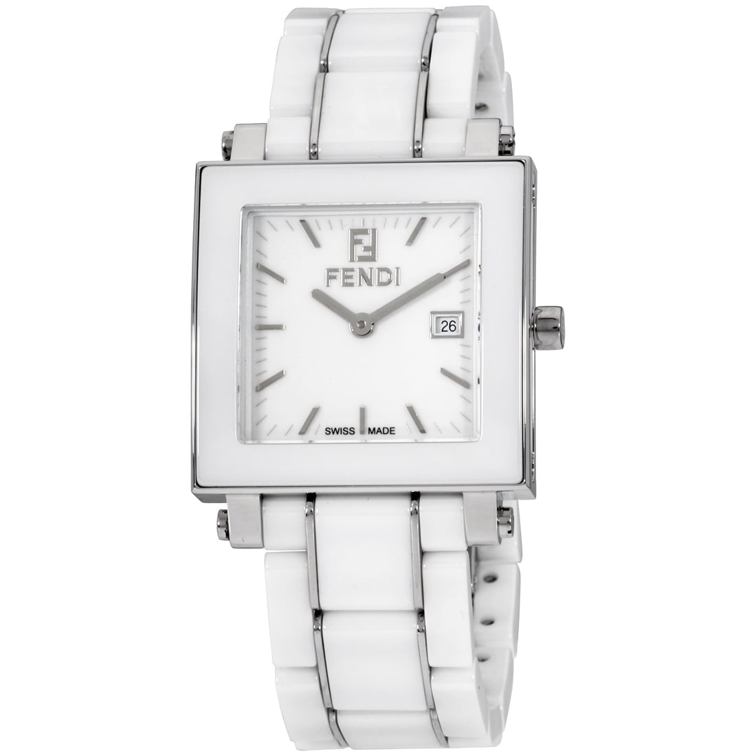 fendi ceramic watch white