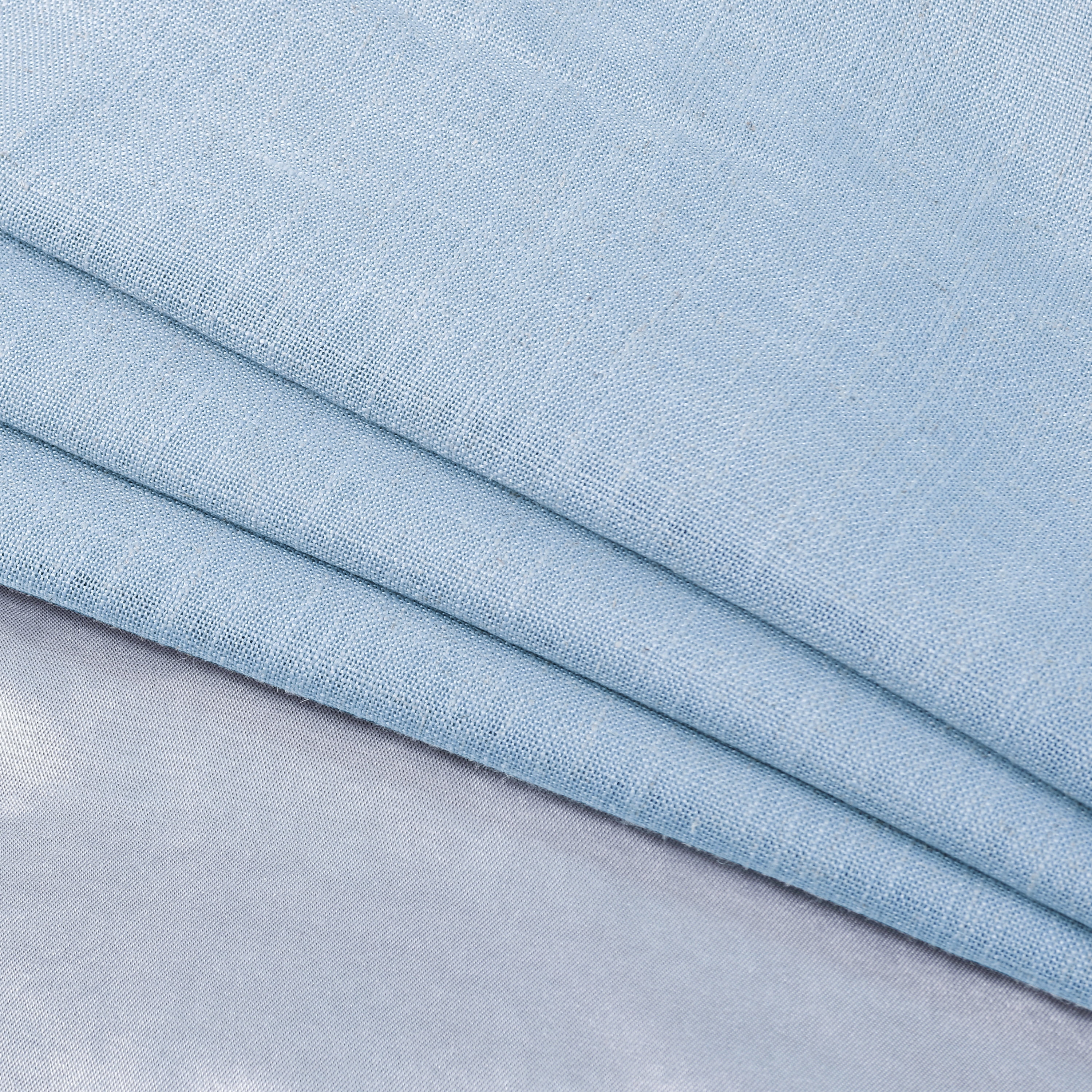 Better Homes & Gardens 100% Blackout Linen Blend Single Curtain, 50x84, Blue Water