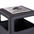 thumbnail image 4 of Safco Canmeleon Large Outdoor Recessed Panel Side Opening Receptacle with Urn, 4 of 6