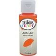 thumbnail image 2 of TESTORS 292424A Craft Paint, Matte, Orange, 2 oz, Bottle, 2 of 2