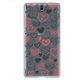 thumbnail image 1 of Funda Protector para Sony C5 Ultra InstaCase Antigolpes Corazones Lineas, 1 of 4