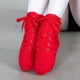 thumbnail image 2 of 2023 nueva moda hombres mujeres deportes zapatillas de baile zapatos de baile de Jazz botas de baile con cordones zapatillas de deporte rojas, negras y blancas, 2 of 5