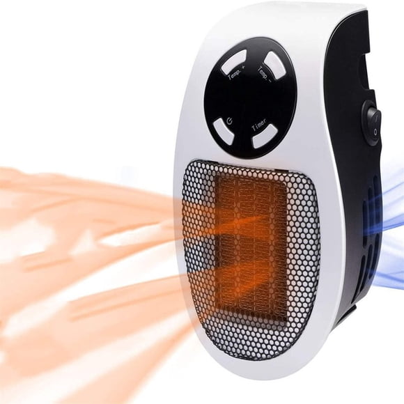 500w Portable Electric Heater Led Display Remote Control Household Radiator Warmer Machine with Timer UK Plug