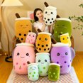 thumbnail image 2 of 30cm 40cm 65cm Mub Bubba Milk Tea Anime Plush Doll - Soft Kawaii Pillow Toy 2 50cm, 2 of 4