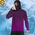 thumbnail image 2 of zfhfof Sun Protection Shirts for Men with Mask UPF 50+ Fishing T-Shirt Tops Lightweight Long Sleeve UV Rash Guard Hoodies, 2 of 8