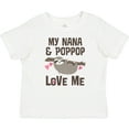 thumbnail image 3 of Inktastic Nana and Poppop Love Me Girls Toddler T-Shirt, 3 of 5