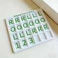 thumbnail image 4 of Green Portable Mahjong Practice Board With 24 Slots For Charleston Training Lovers, 4 of 6
