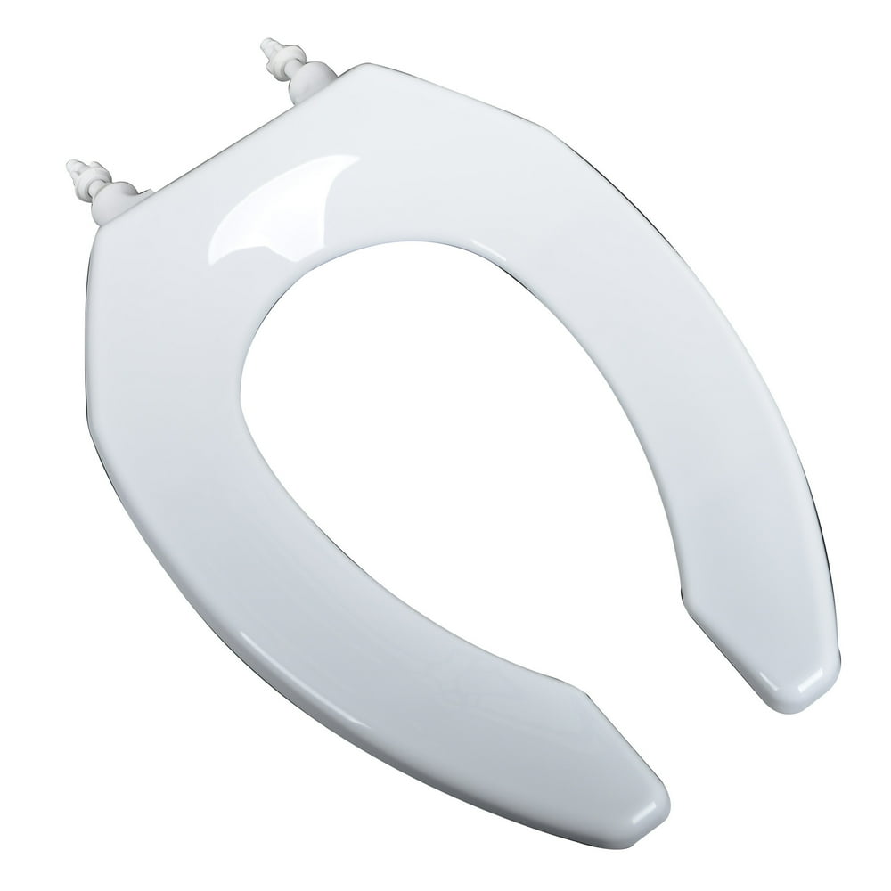 BathDecor Commercial Quality Elongated Toilet Seat with an Open Front