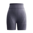 thumbnail image 5 of Gibobby Yoga pants cortos mujer Pantalones de yoga de cadera de melocotón para mujer Fitness Elástico Transpirable Levantamiento de cadera Deportes ca(Gris oscuro,G), 5 of 5