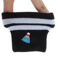 thumbnail image 5 of Unique Bargains 1 Pc Breathable Wristbands Comfortable Sports Wristband Badminton Black White, 5 of 6