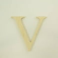 thumbnail image 1 of Package of 1, 14 Inch X 3/4" Thickness Baltic Birch Wood Letter V in The Times New Roman Font, Thick, Upper Case for Art & Craft Project, Made in USA, 1 of 4