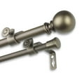 thumbnail image 3 of 5/8" Dia Adjustable 48"-84" double curtain rod with Maude Finials - Antique Light Gold,(5710-484D), 3 of 3