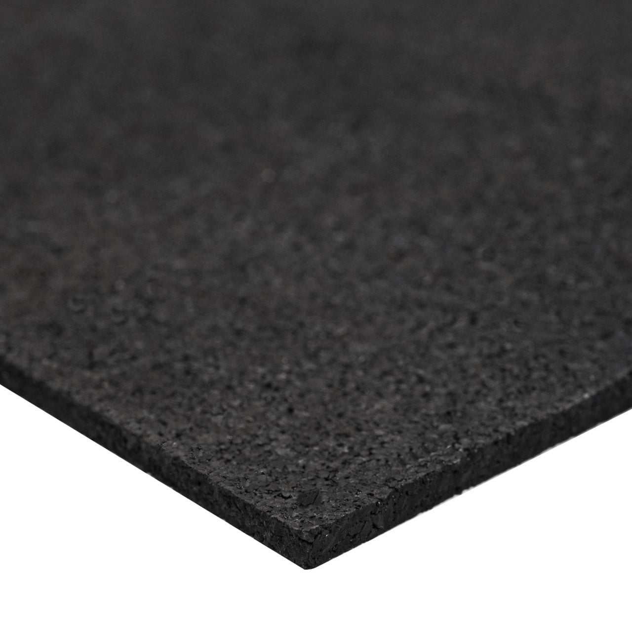 Aldhurst Black Rubber Utility Mat 36"x48" (0.24-inch Thickness 12 Sq ft) for Home, Garage, Gym Floor