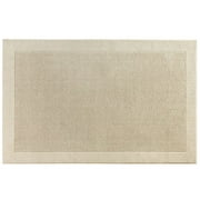 Canopy Tufted Border Rug, Clay Beige