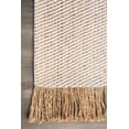 thumbnail image 3 of nuLOOM Flatweave Natural Fiber Fenella Area Rug, 7' 6" x 9' 6", Natural, 3 of 4