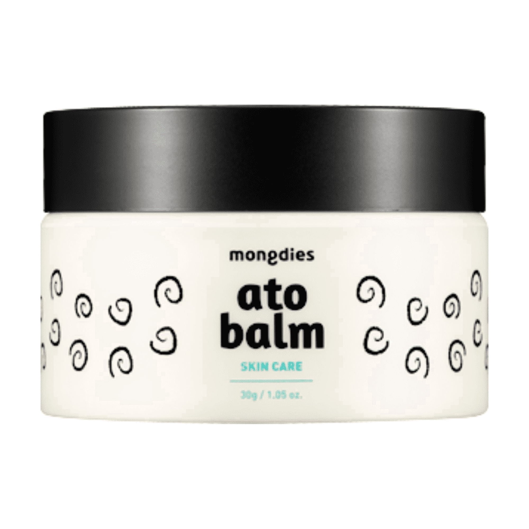 Mongdies Baby Ato Balm | Intensive Moisture Barrier Balm for Dry Sensitive Skin | Non Sticky Ceramide Balm with Plant Oils | For Cheeks Hands & Dry Areas | Vegan EWG Green | 1.05 oz
