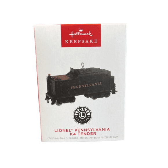 Hallmark 2023 Keepsake Lionel Pennsylvania K4 Tender Christmas Ornament New 1 per pack
