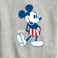 thumbnail image 3 of Disney - Americana - Mickey Flag Pattern - Toddler And Youth Crewneck Fleece Sweatshirt, 3 of 5