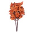 thumbnail image 1 of piezas (1 juego) de hojas de arce de tela de seda duraderas con imitación de arce (otoño), 1 of 4