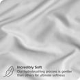 thumbnail image 4 of Bare Home Pillowcase Set - Envelope Closure - Premium 1800 Collection - Double Brushed - Ultra Soft - Queen Size, Cloud Gray, 2 Count, 4 of 6