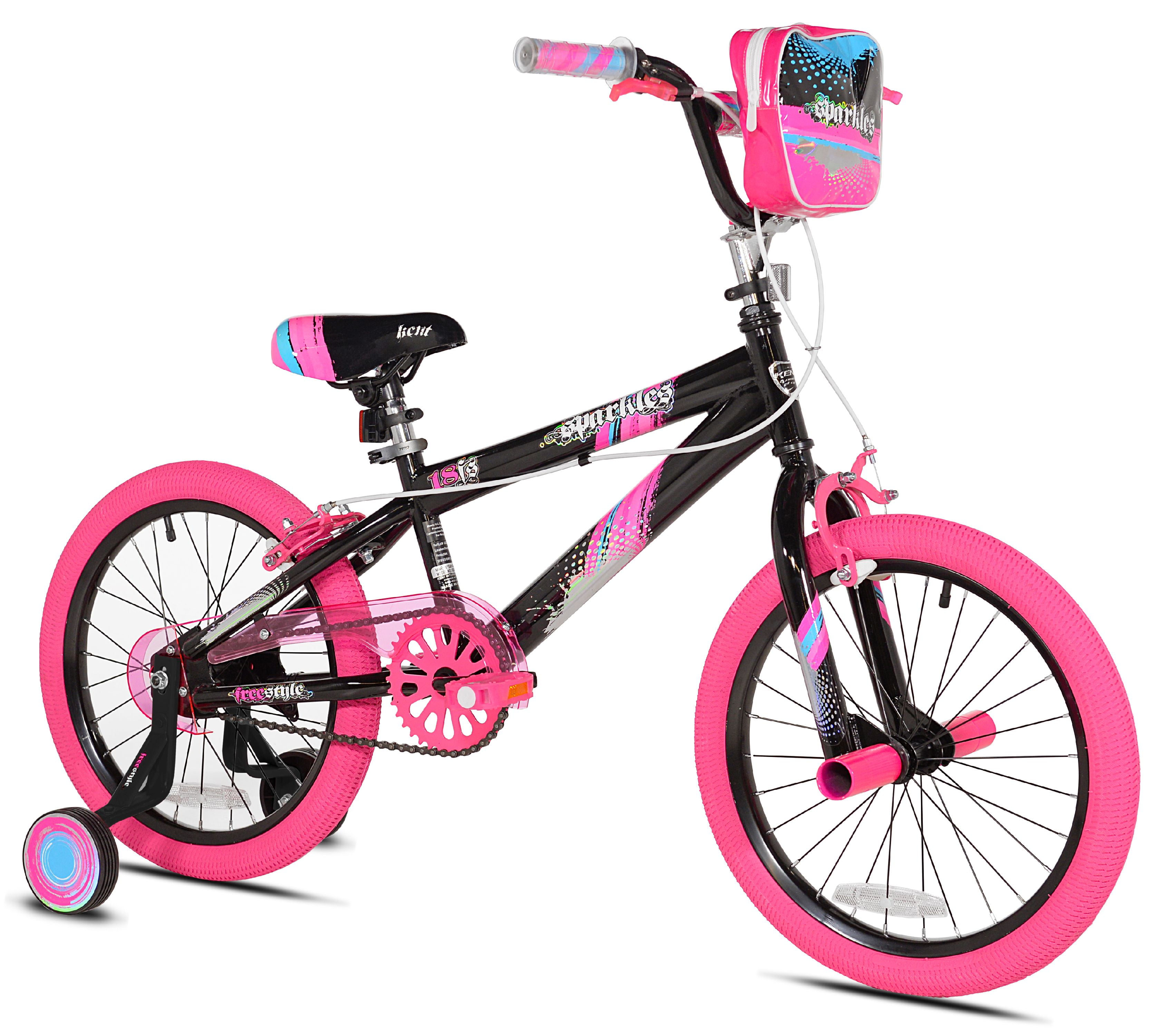 Huffy 20 Inch Girls Bike Kids Bicycle Blue Pink Durable Steel Play Ride 
