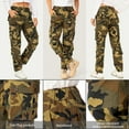 thumbnail image 6 of POENTAB Cargo Pants for Women Cotton Work Pants Hiking Trousers with 8 Pockets(No Belt), 6 of 6