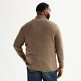 thumbnail image 2 of Big & Tall Sonoma Goods For Life® Jersey Quarter Zip Sweater Color: Light Gray Heather Size: 4XB, 2 of 4