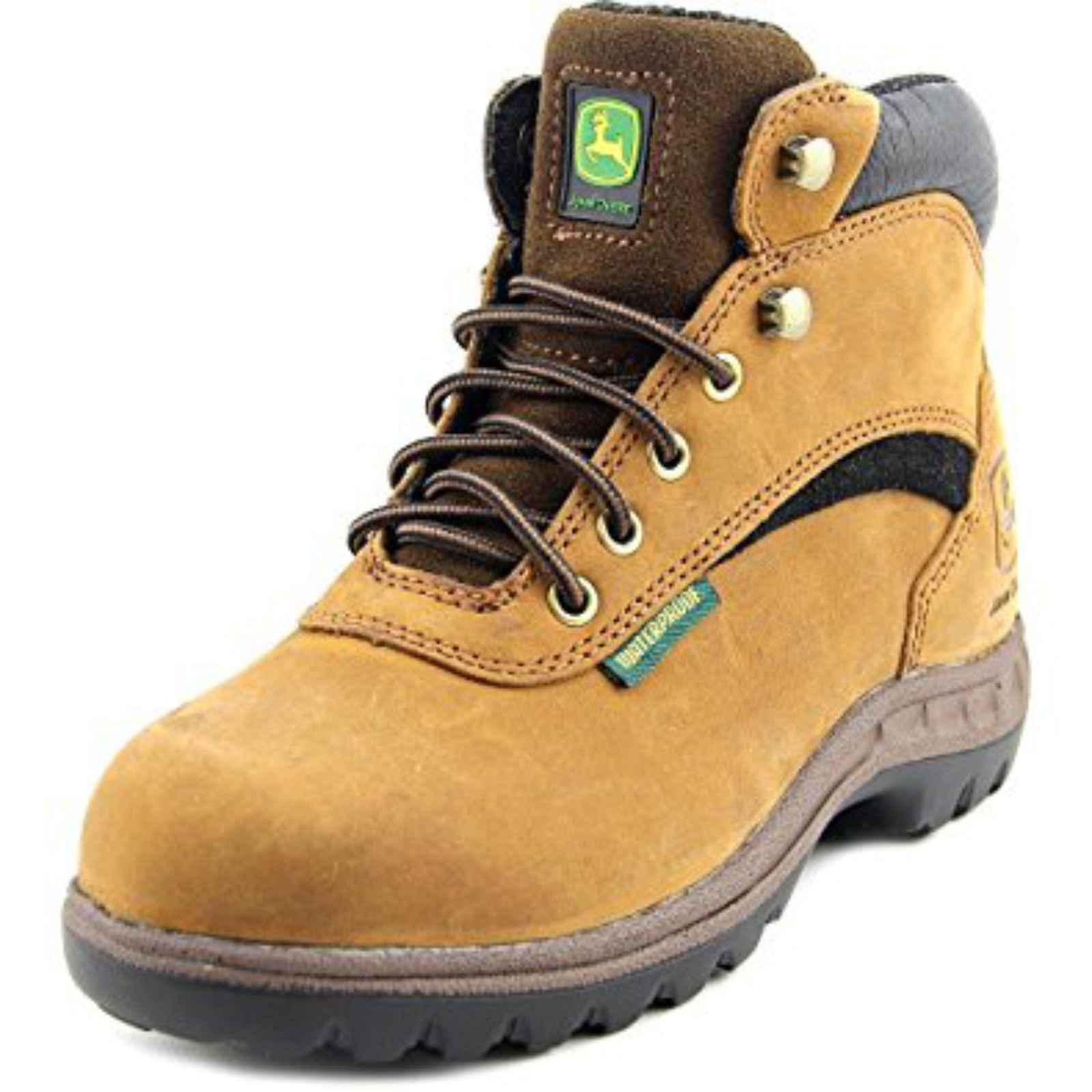 John Deere Women's John Deere Lace Up WP Hiking Boots BROWN 5.5 M
